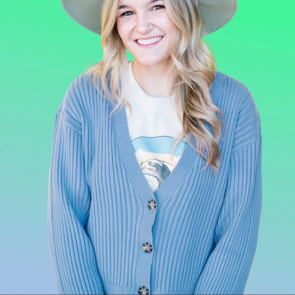 RVCA CHARMED CARDIGAN SWEATER